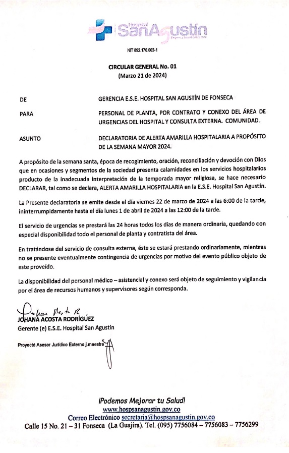 DECLARATORIA ALERTA HOSPITALARIA