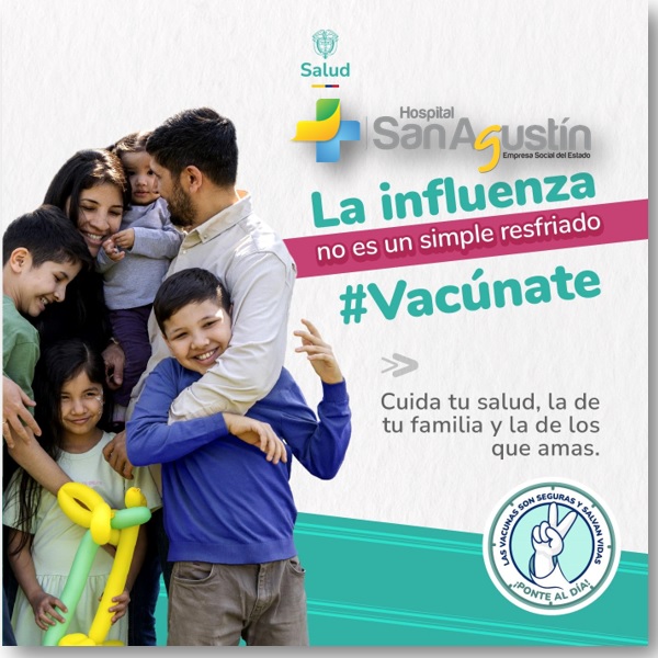 🗞️ #EsNoticia | #Hoy La Dra. Diana Milena Molina Peñaranda Gerente de la E.S.E. Hospital San Agustín De Fonseca, Te Invita para que te apliques,  La vacuna contra la influenza evitará que te enfermes de manera grave o incluso mortal. Es gratis y te permit